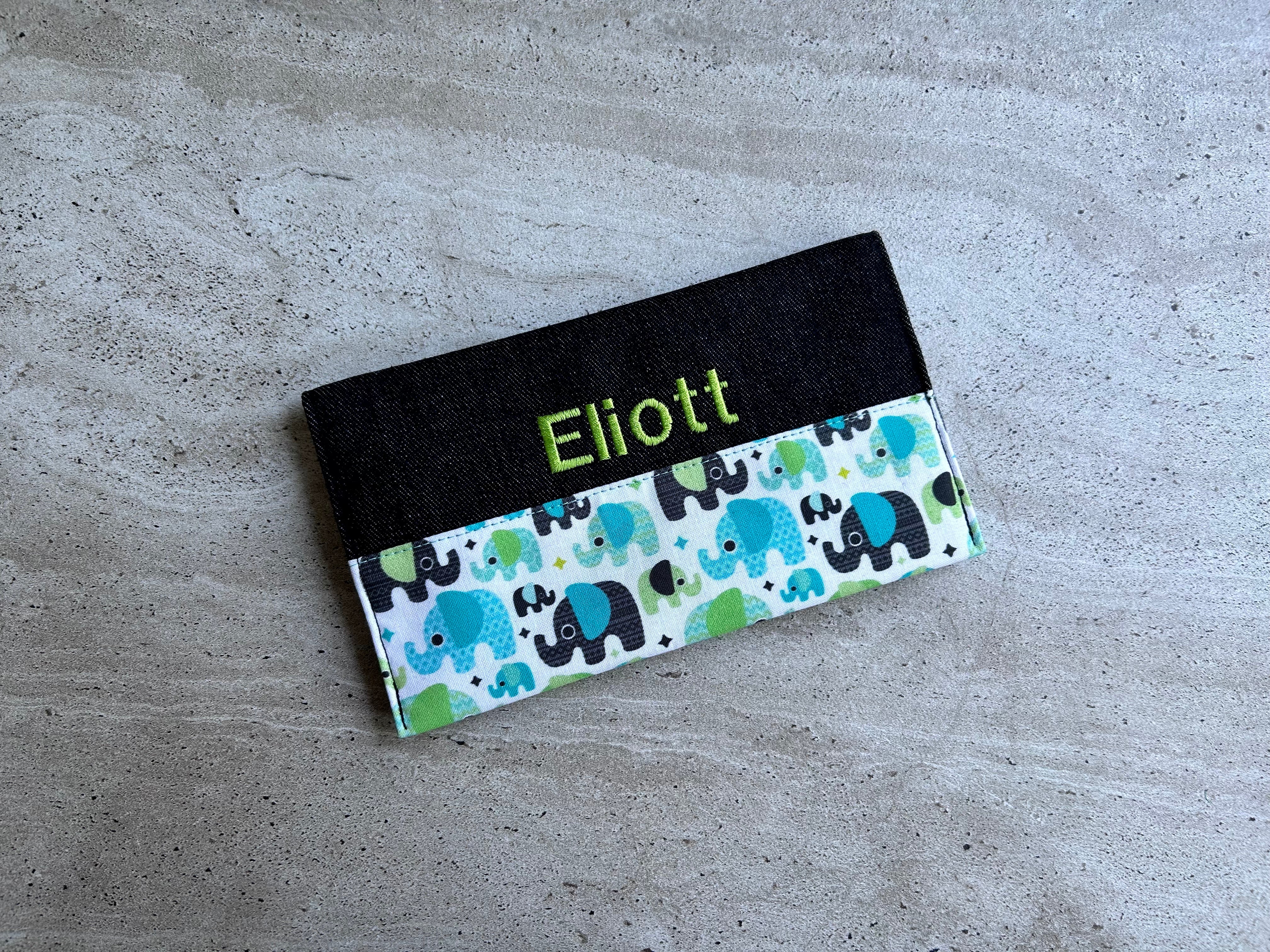 ELIOTT embroidered notebook cover as is