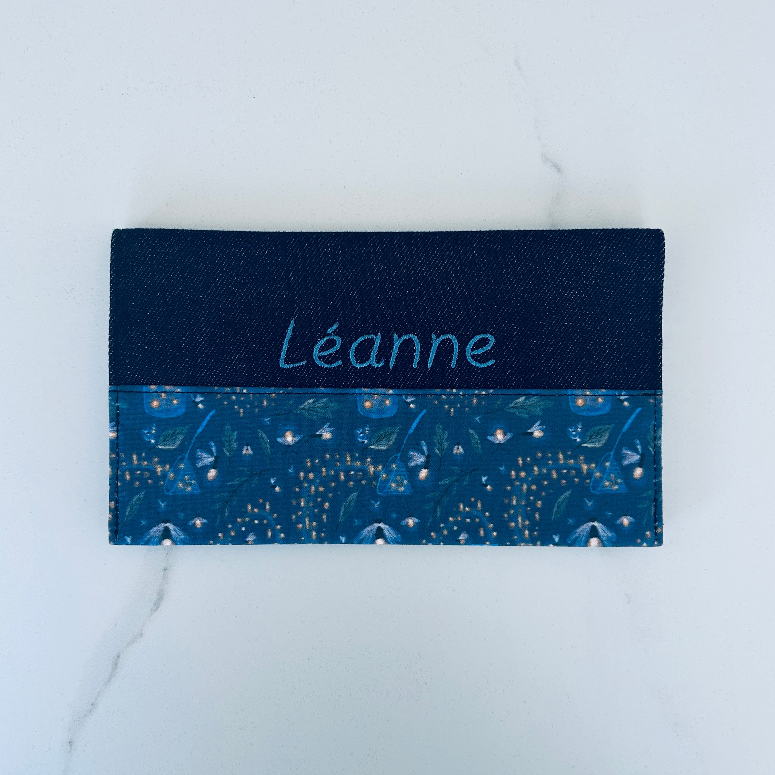 Protège carnet tel quel Léanne lucioles