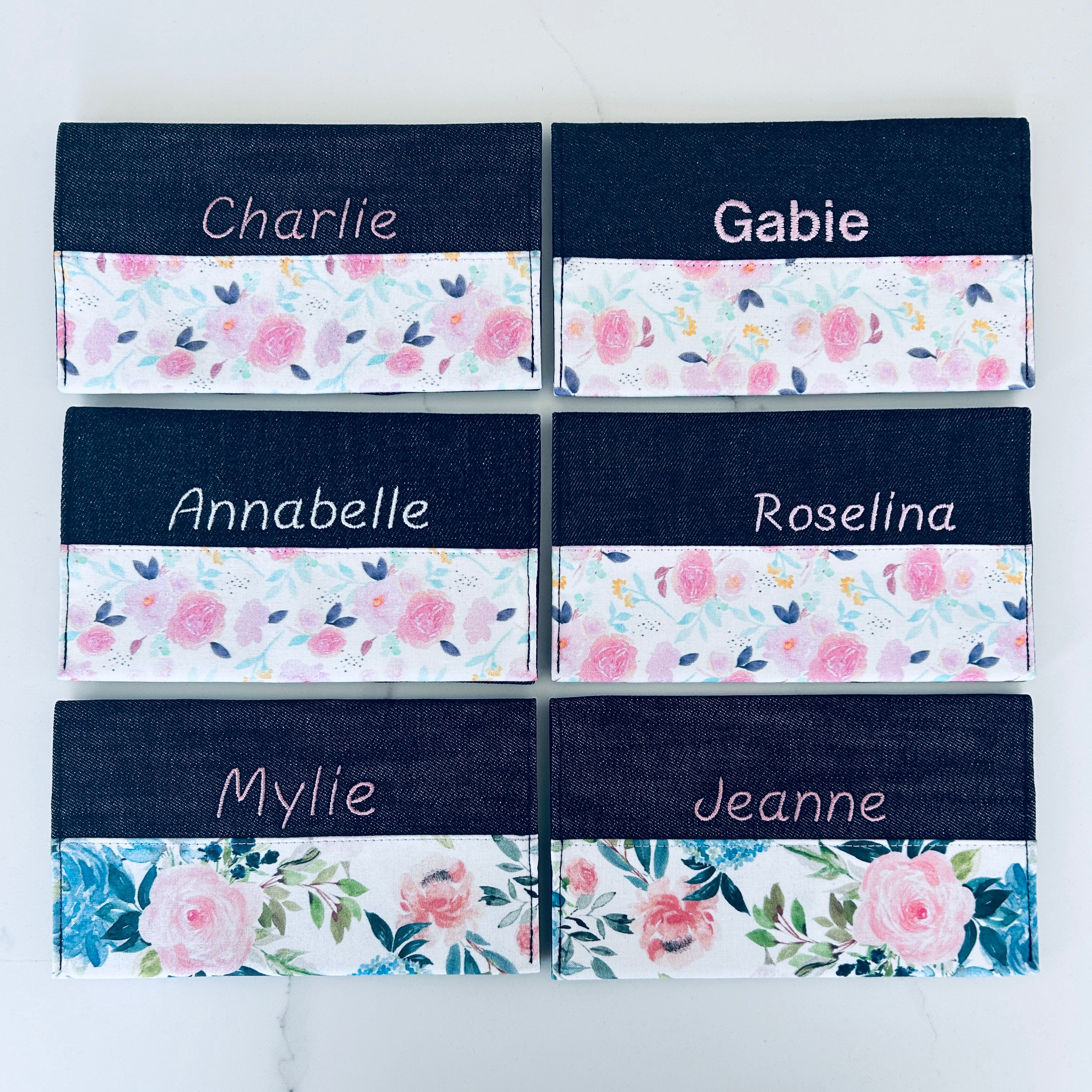 Protèges carnets tels quels fleurs