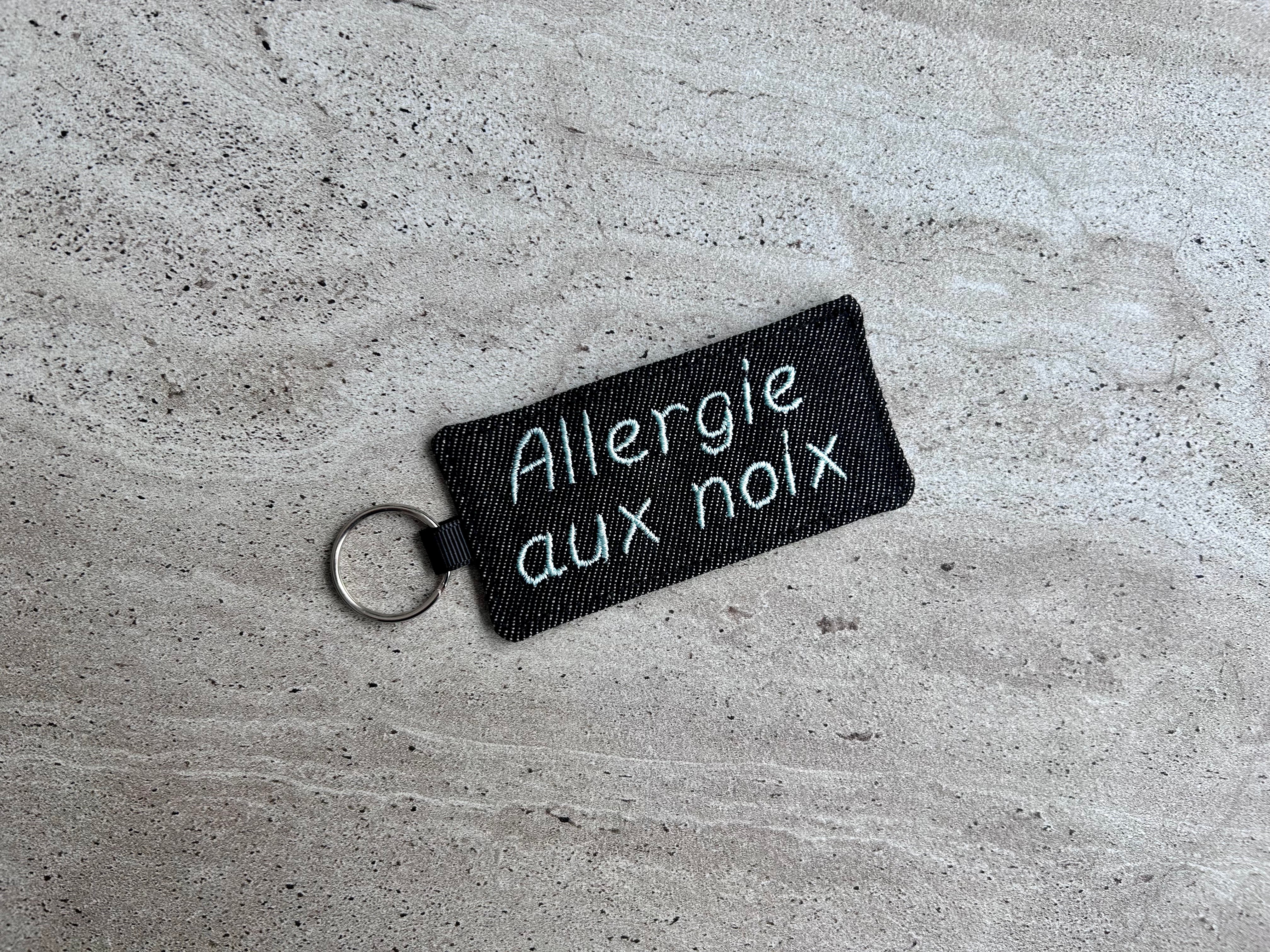 Identificateur de sac tel quel ALLERGIE AUX NOIX