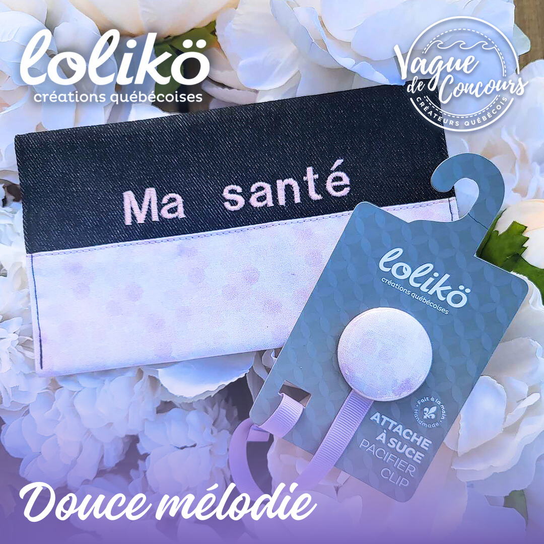 Protège carnet de santé Lolikö Douce mélodie