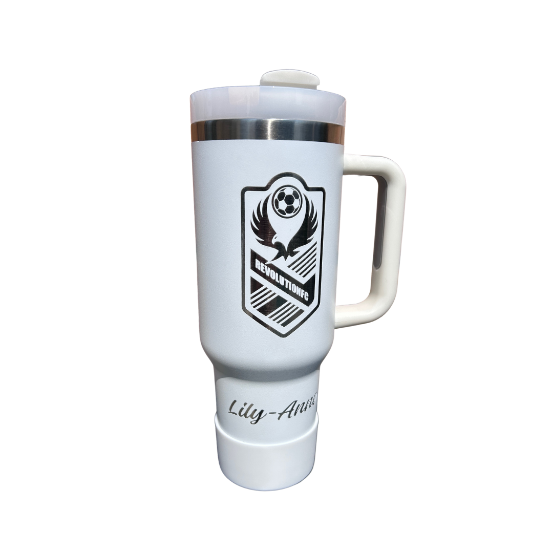 Tasse REVOLUTION FC 40oz blanche