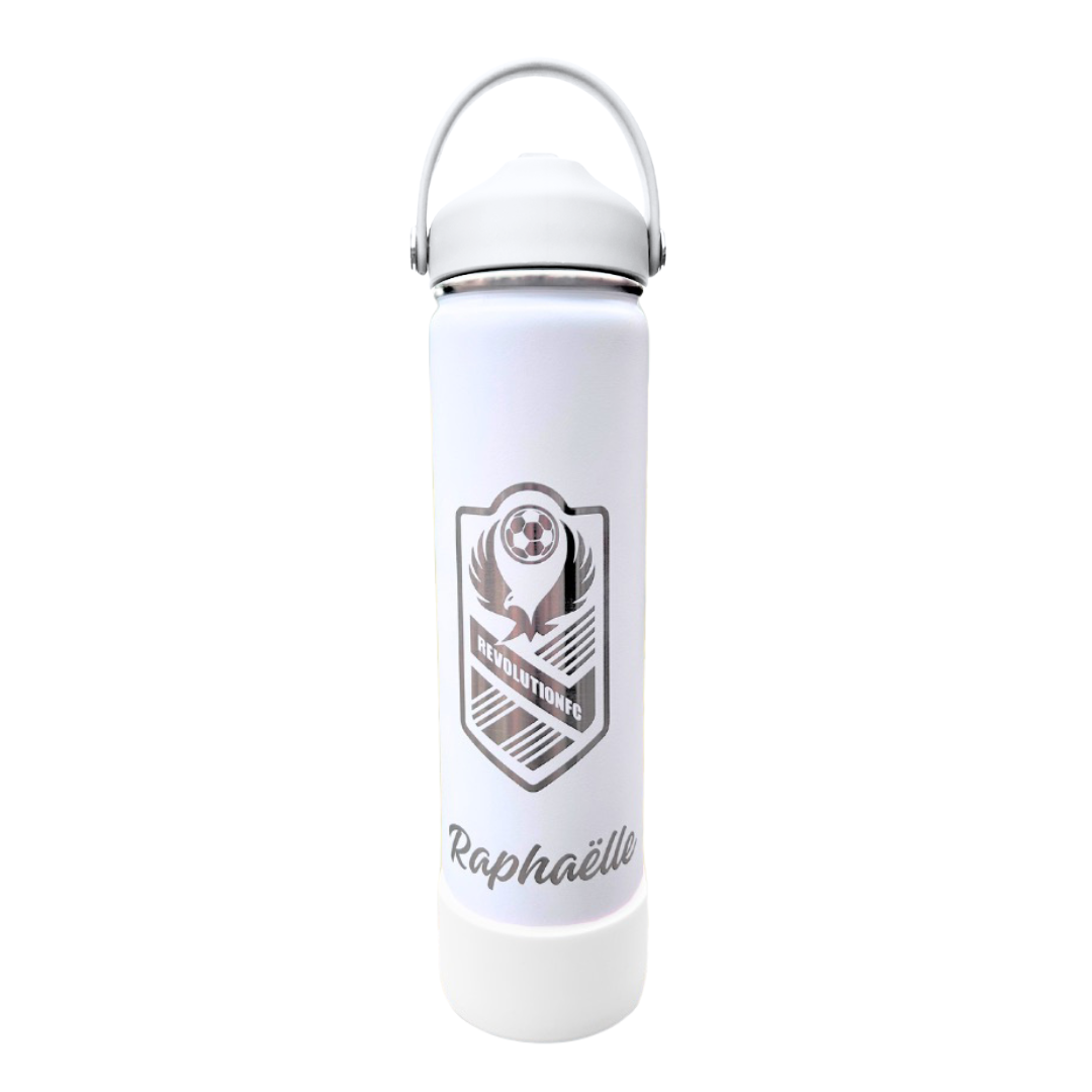 Bouteille d’eau REVOLUTION FC 25oz blanche