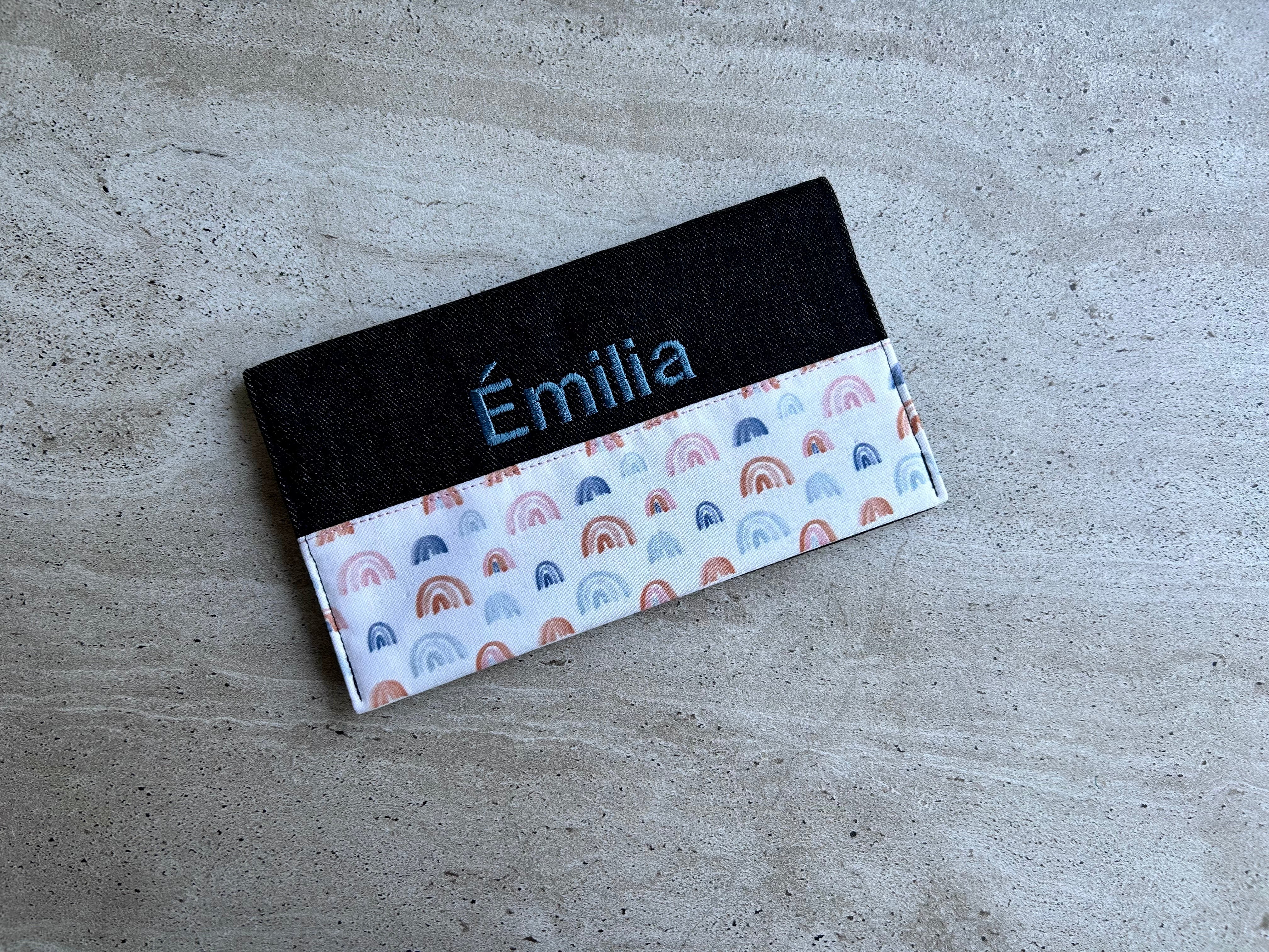 ÉMILIA embroidered notebook cover as is