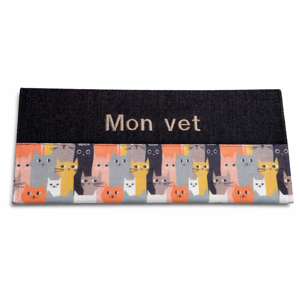 Protège carnet de vétérinaire tel quel Chat multi