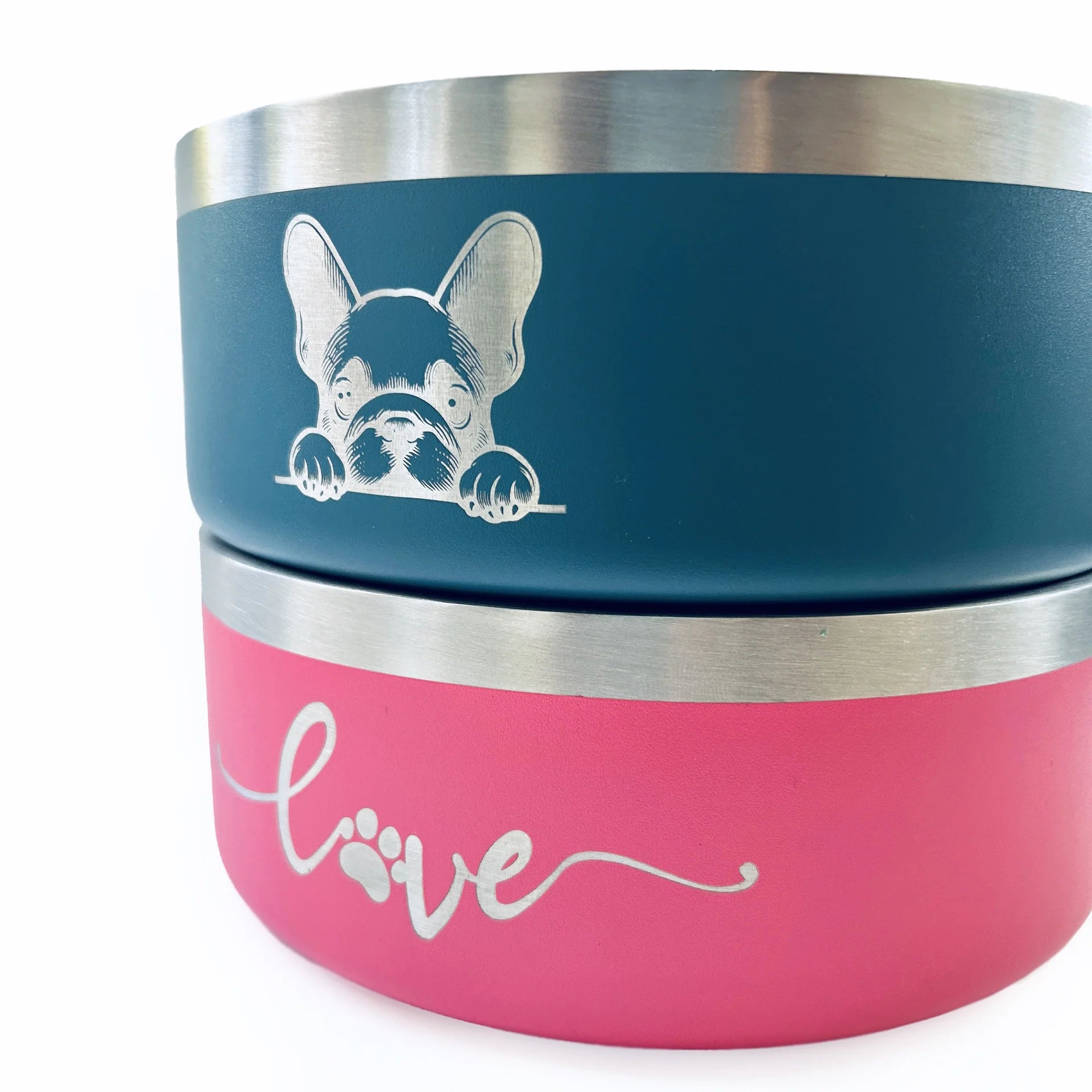 Personalized Teal Bowl