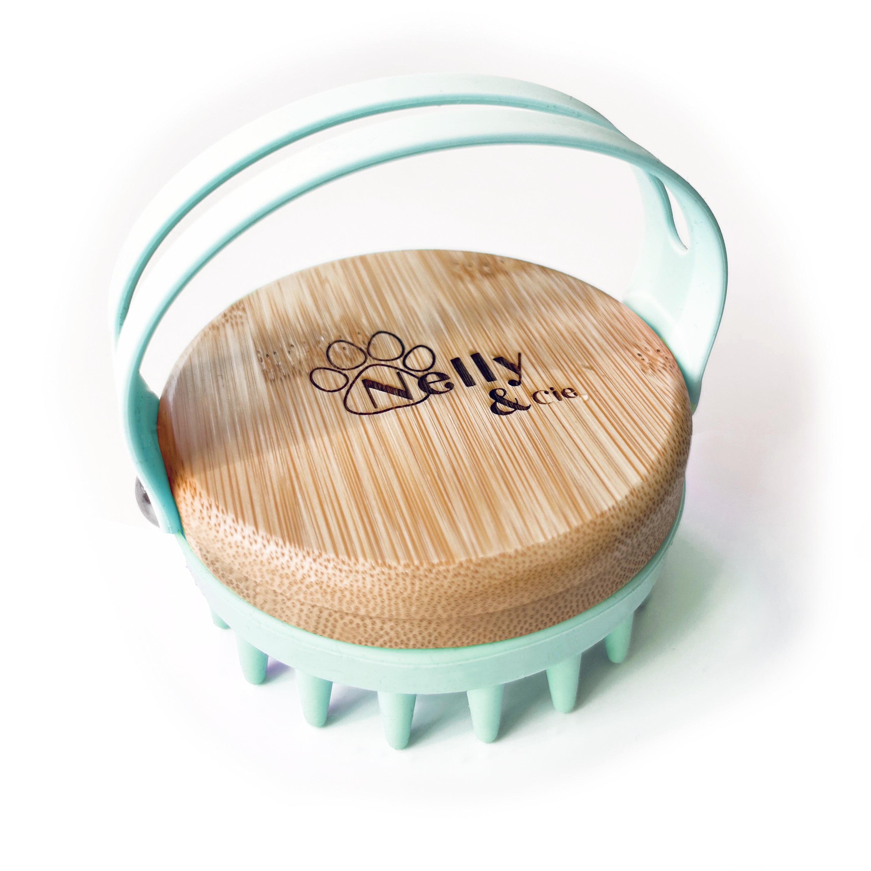Brosse de massage en silicone pour animaux