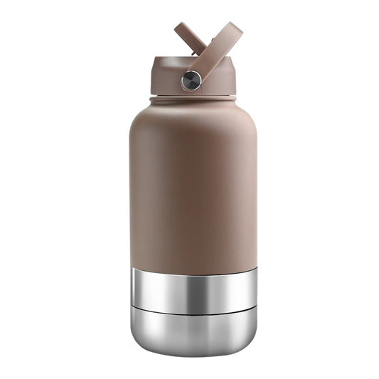 Bouteille d’eau personnalisée 3-en-1 tan