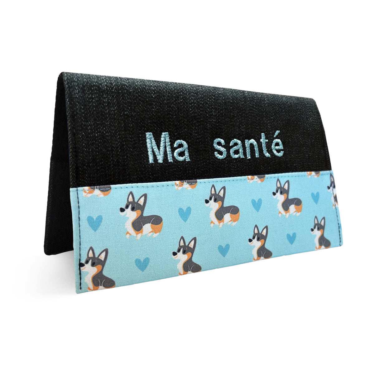 Protège carnet de santé personnalisé Lolikö Corgie