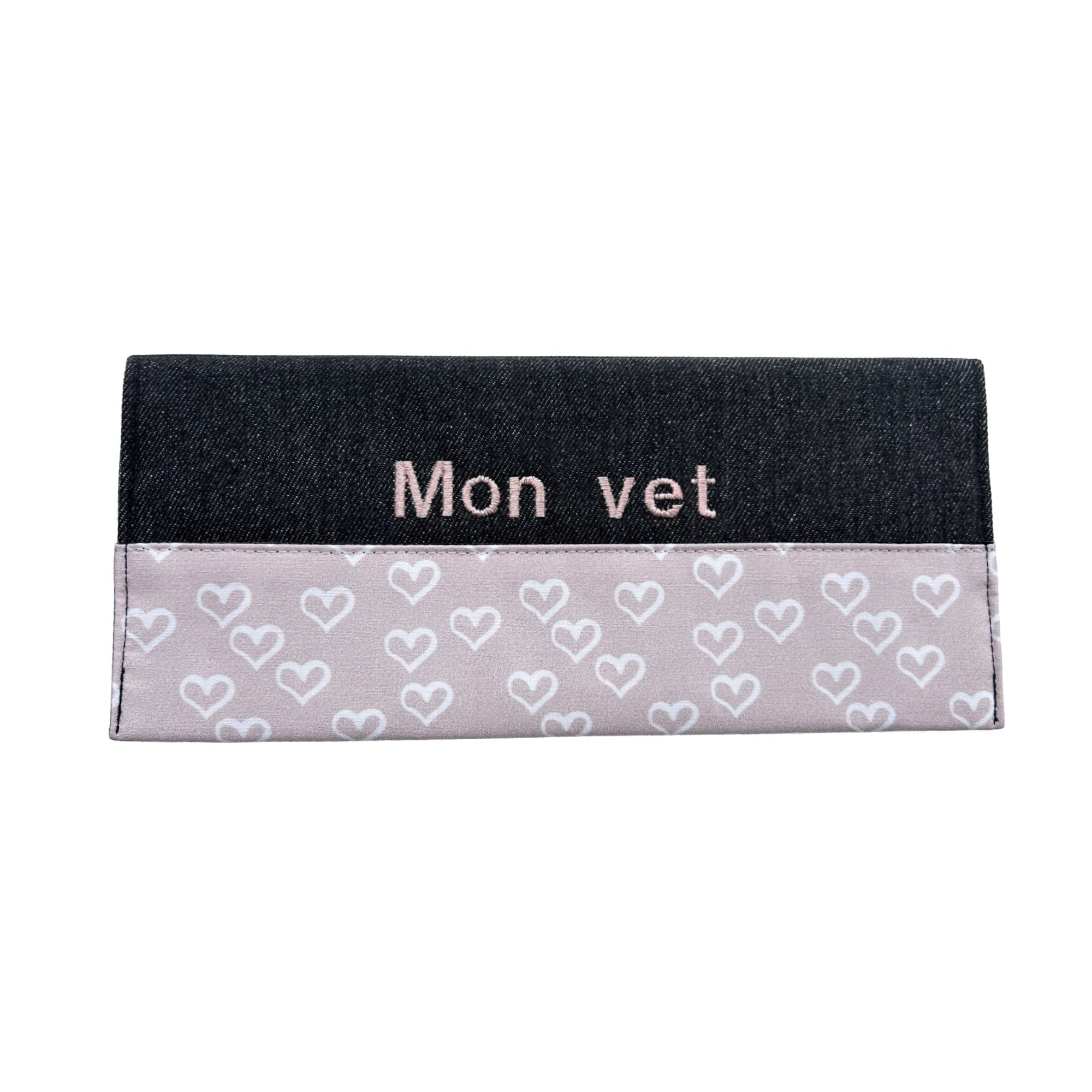 Protège carnet de vaccination Lolikö Coeur beige