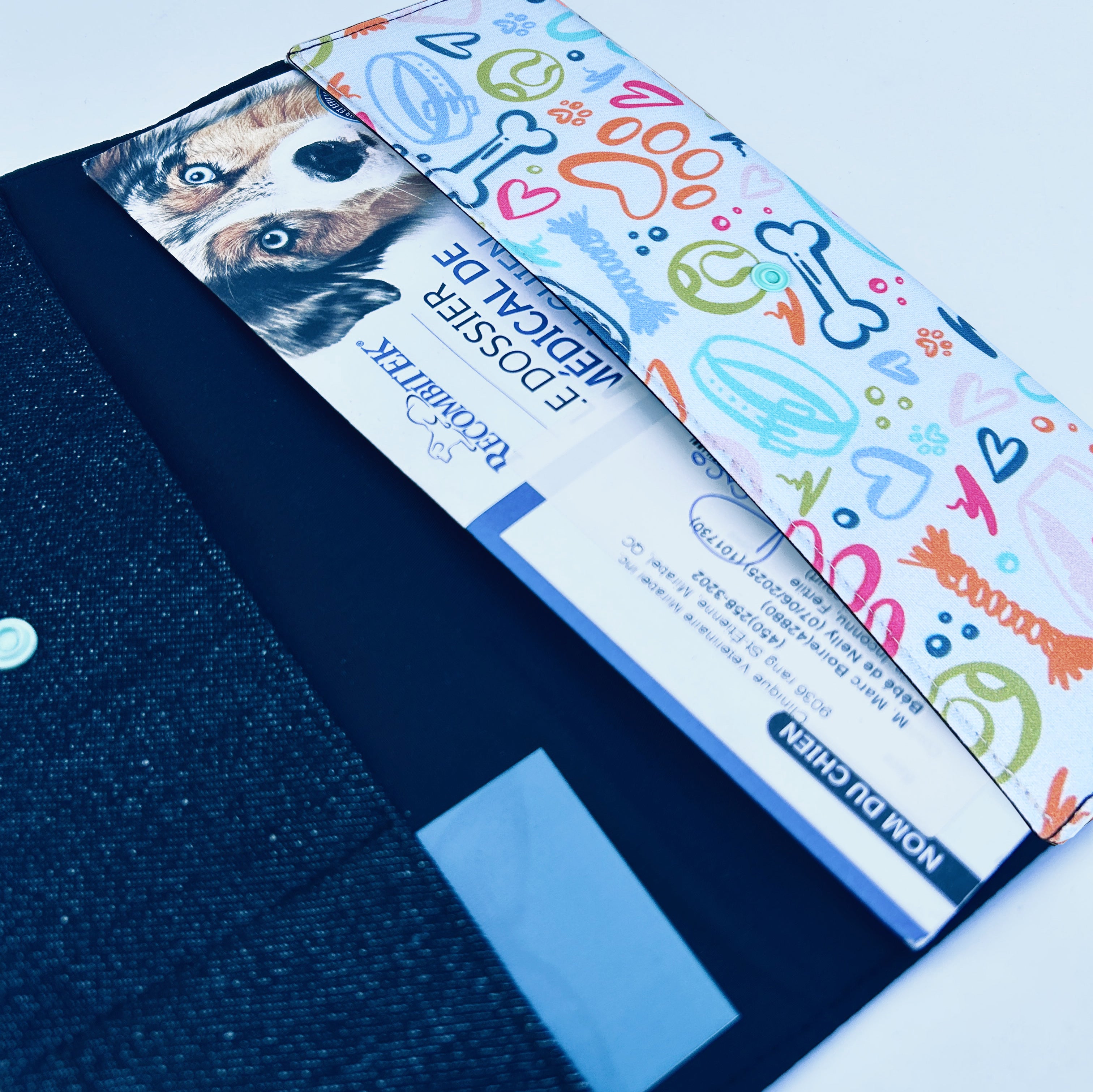 Protège carnet vétérinaire personnalisé Lolikö Accessoire chien