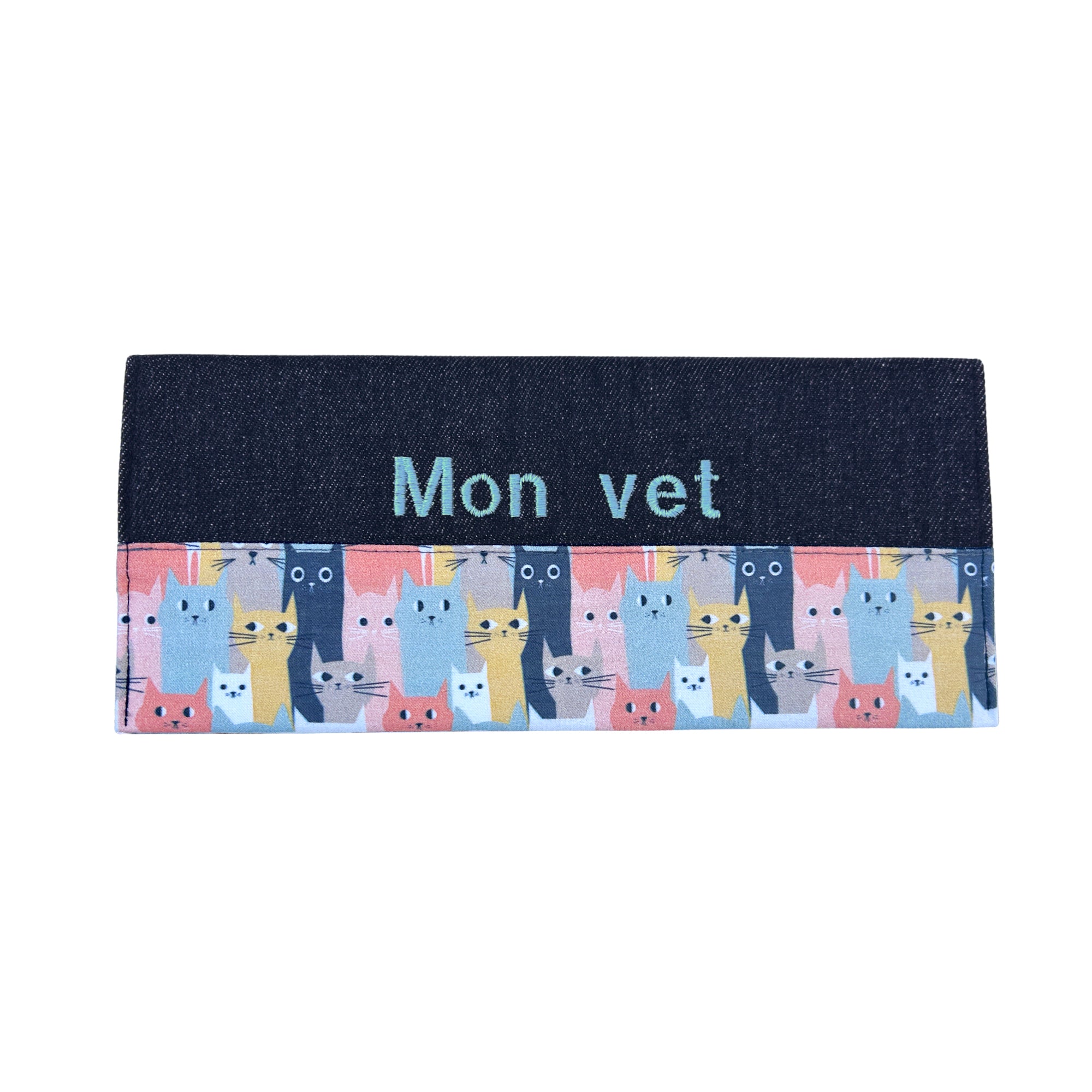 Protège carnet vétérinaire personnalisé Lolikö Chat multi
