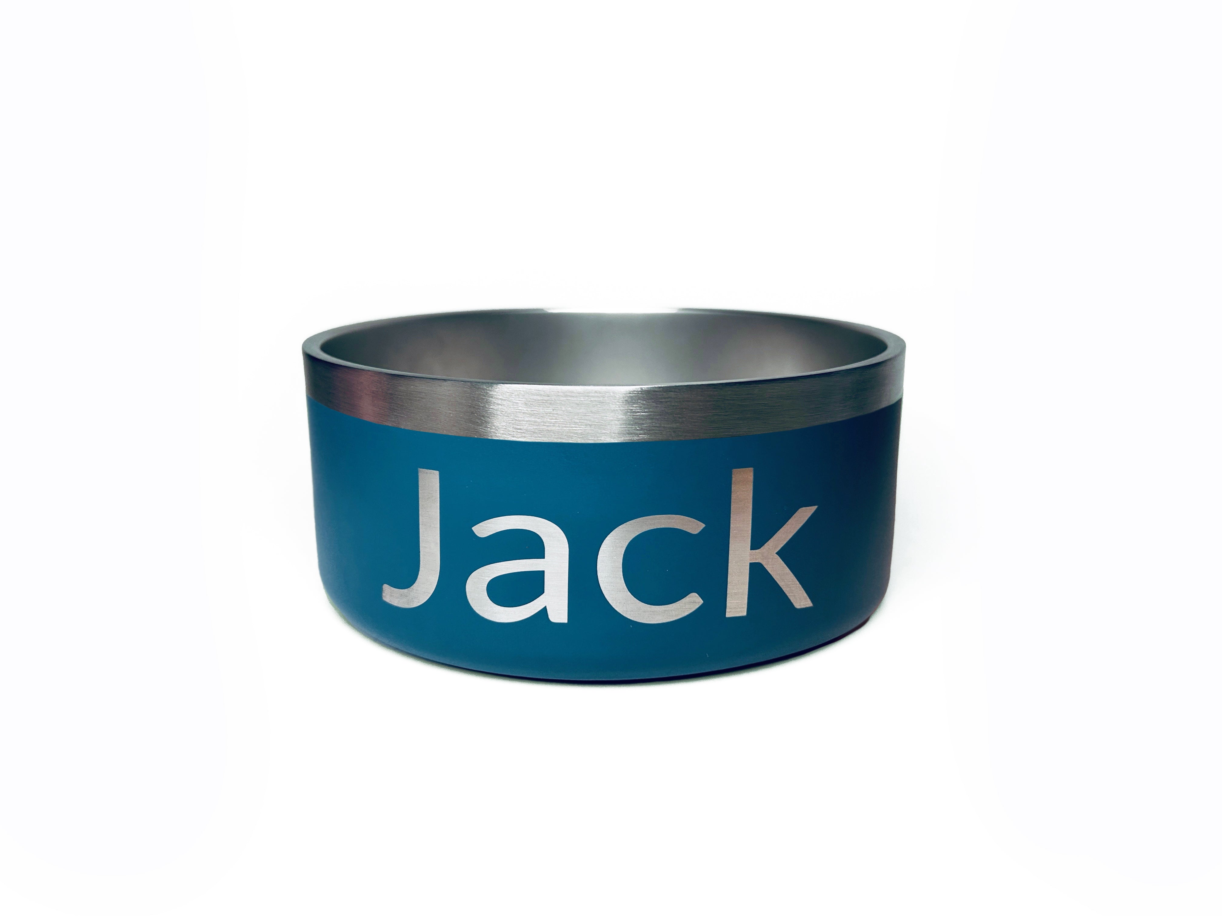 Personalized Teal Bowl