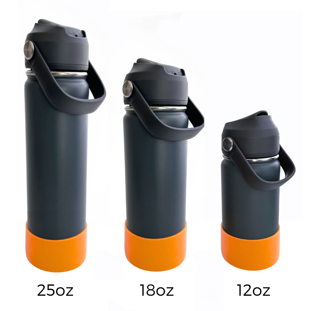 Bouteille d'eau personnalisée orange