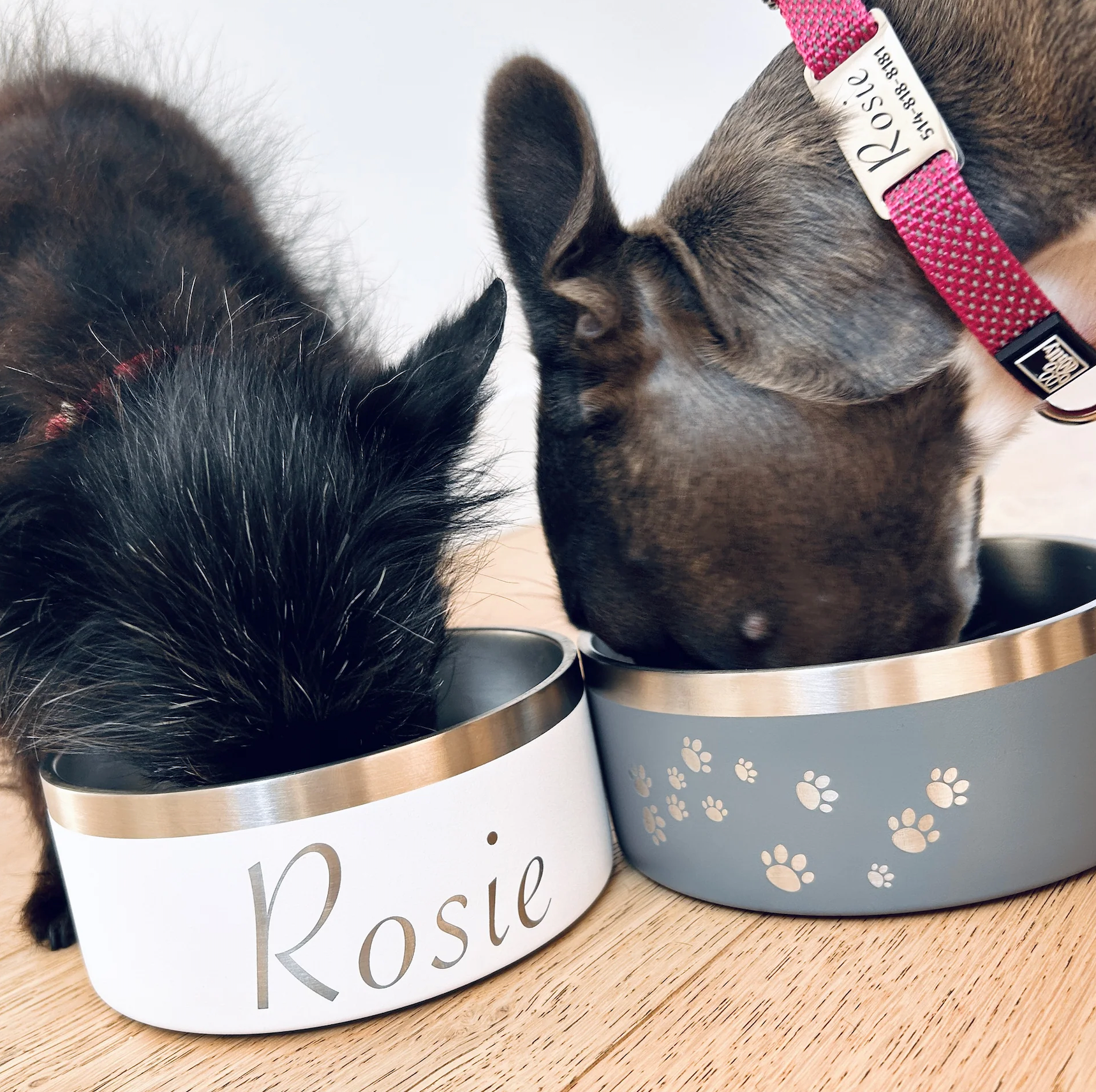 Personalized Pink Bowl