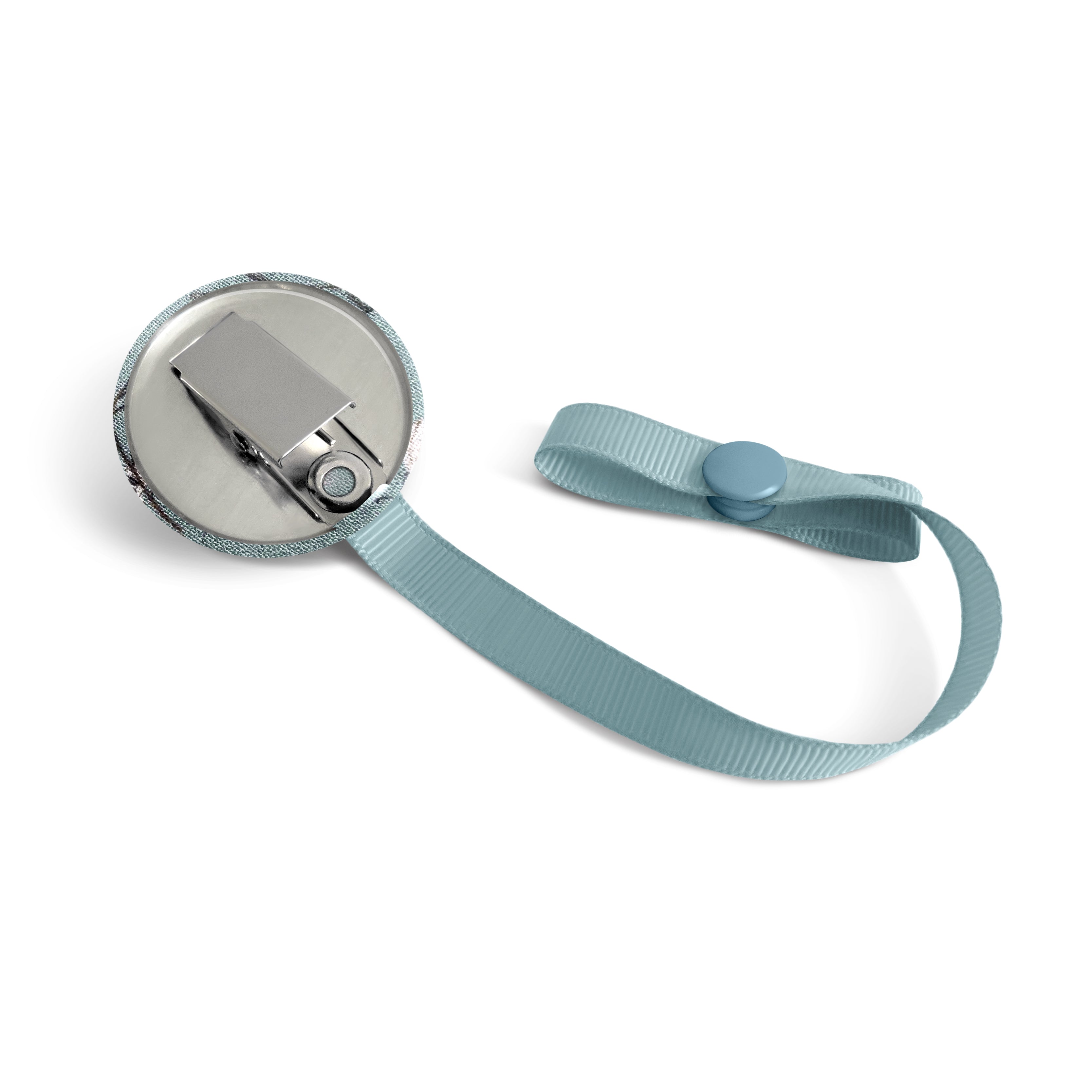 Lolikö Blue Rabbit Pacifier Clip