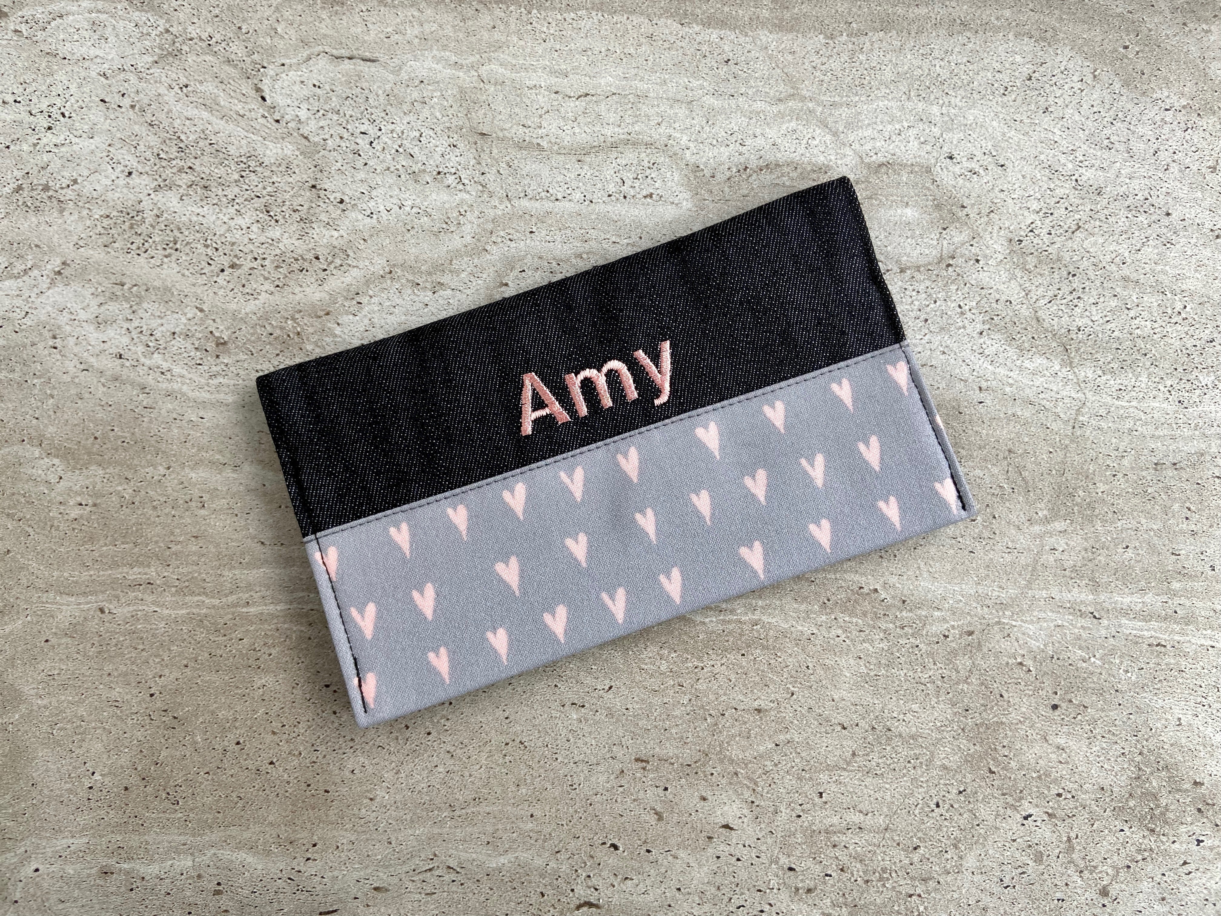 AMY embroidered notebook cover as is