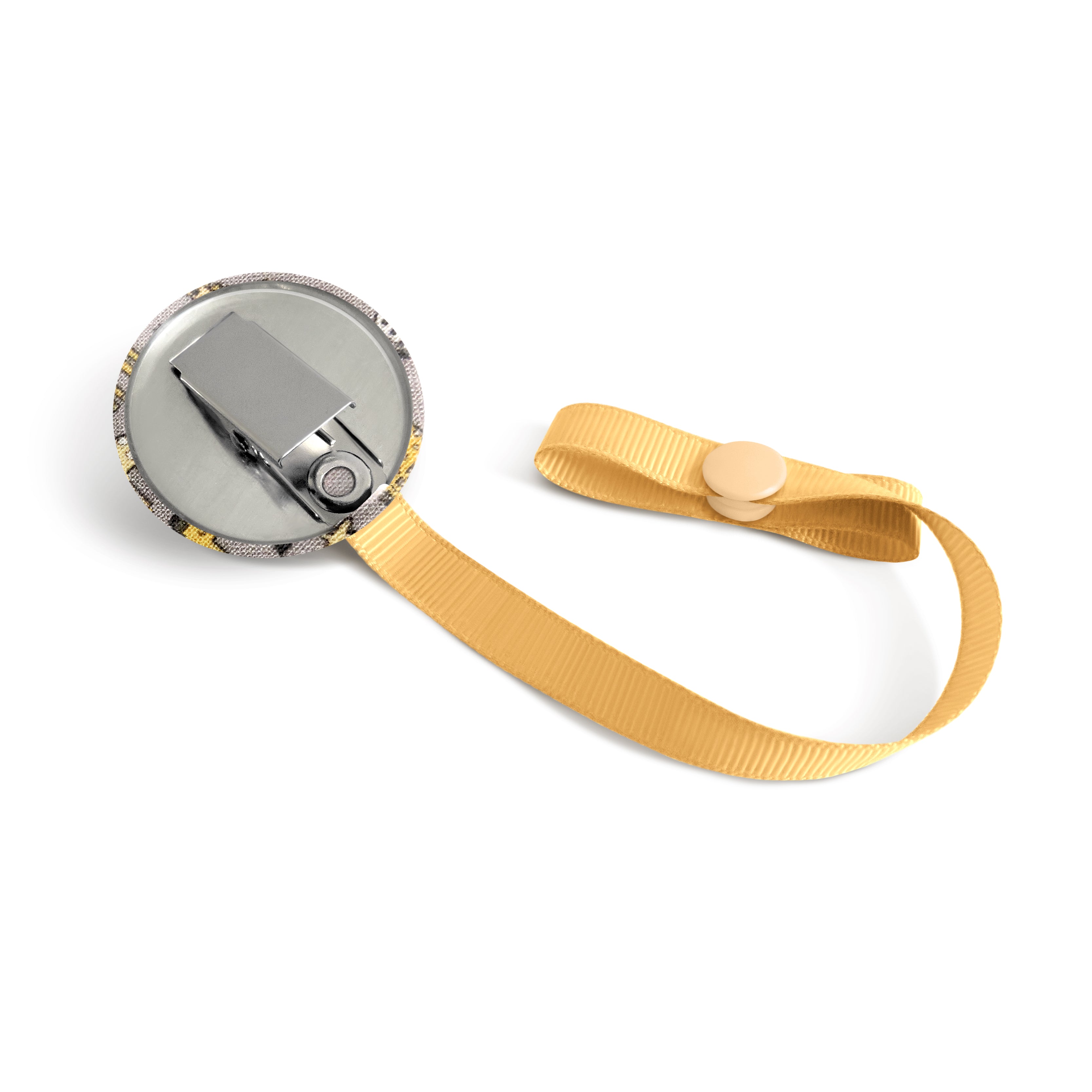 Lolikö Yellow Giraffe Pacifier Clip