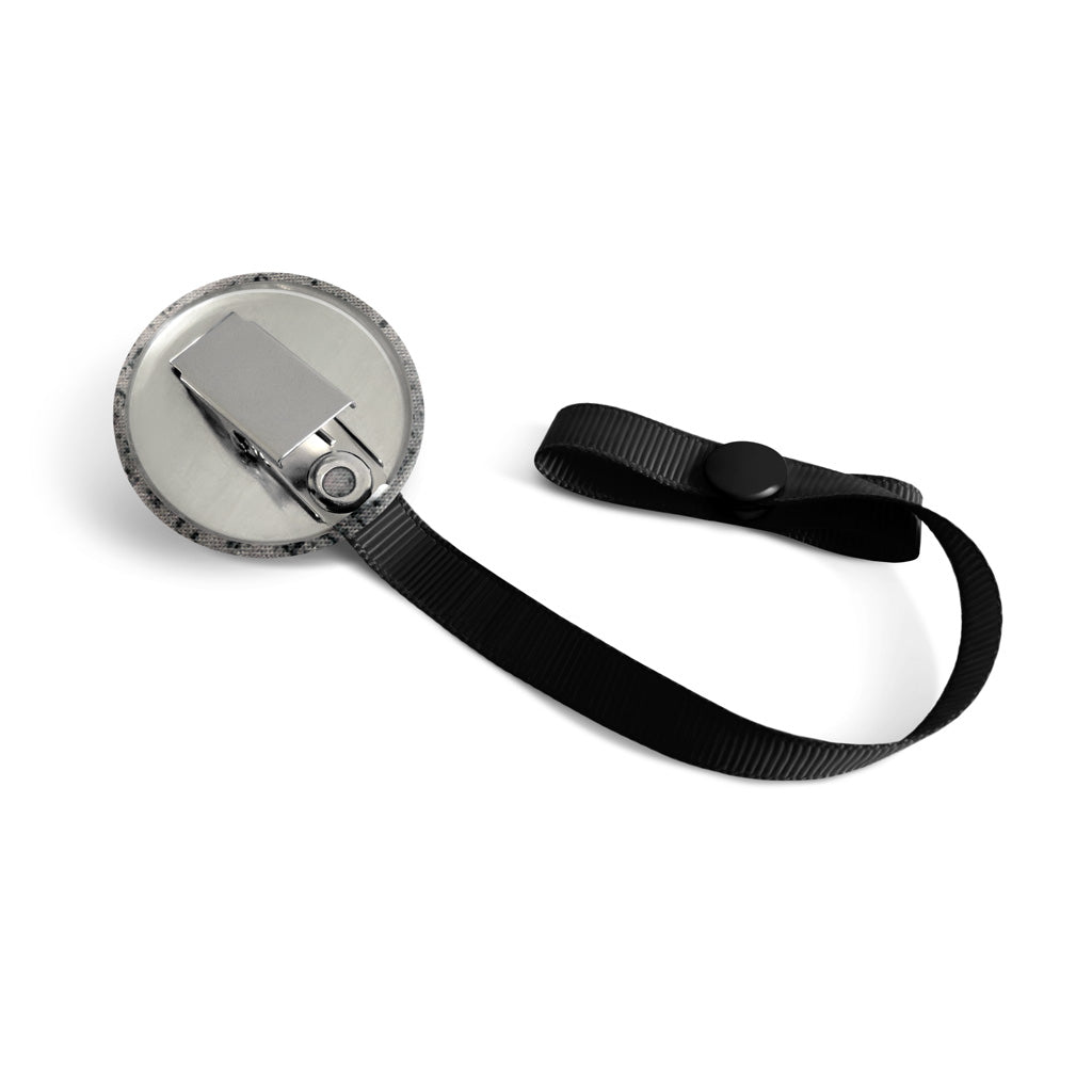 Lolikö Panda Grey Pacifier Clip