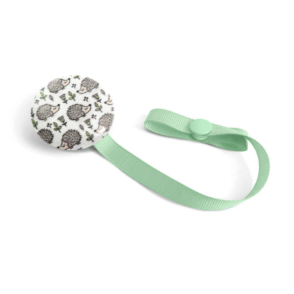 Lolikö Hedgehog Pacifier Clip (pattern: Caja_design)