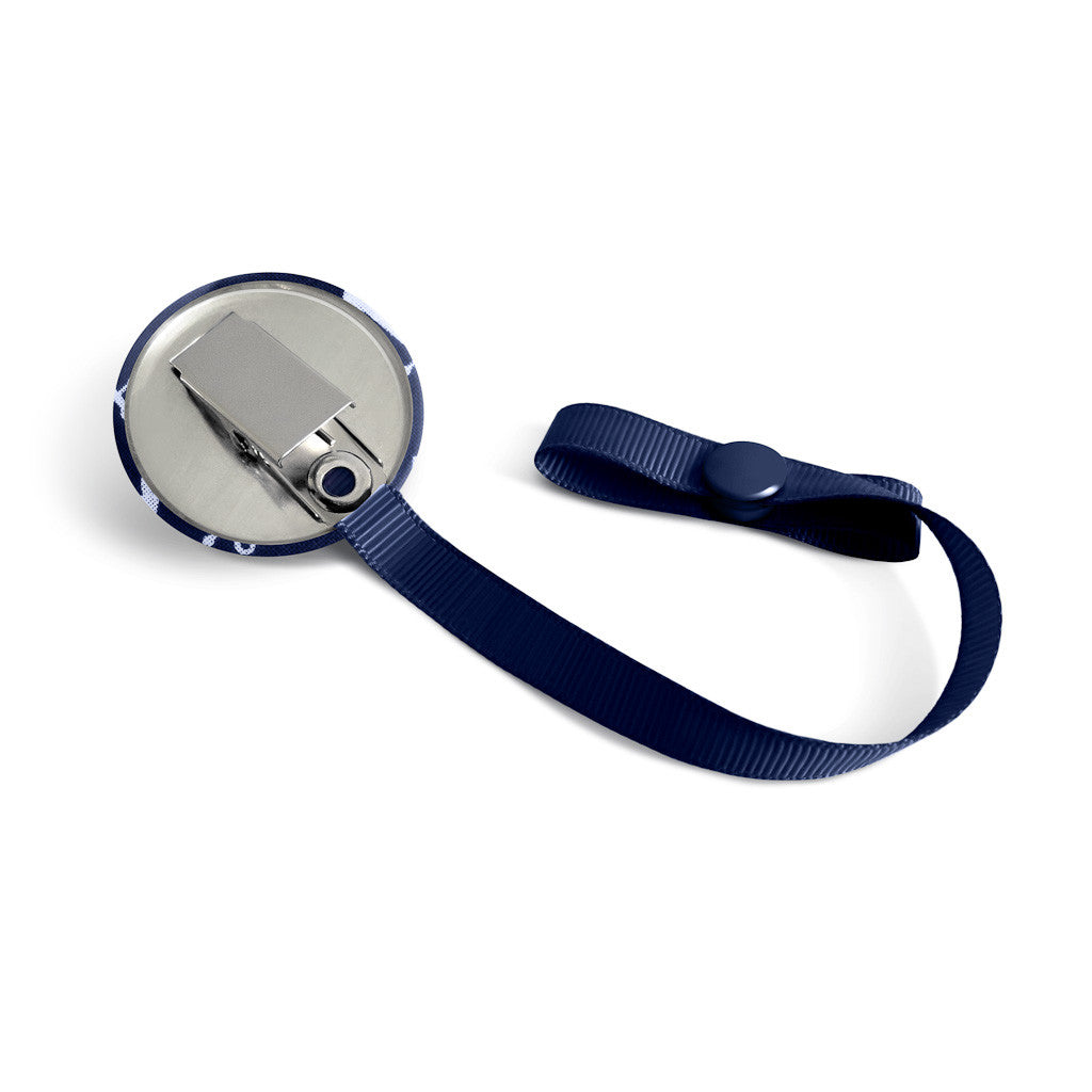 Lolikö Sailor Blue Pacifier Clip