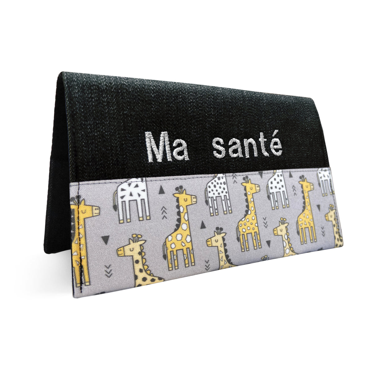 Protège carnet de santé personnalisé Lolikö Girafe jaune Lolikö