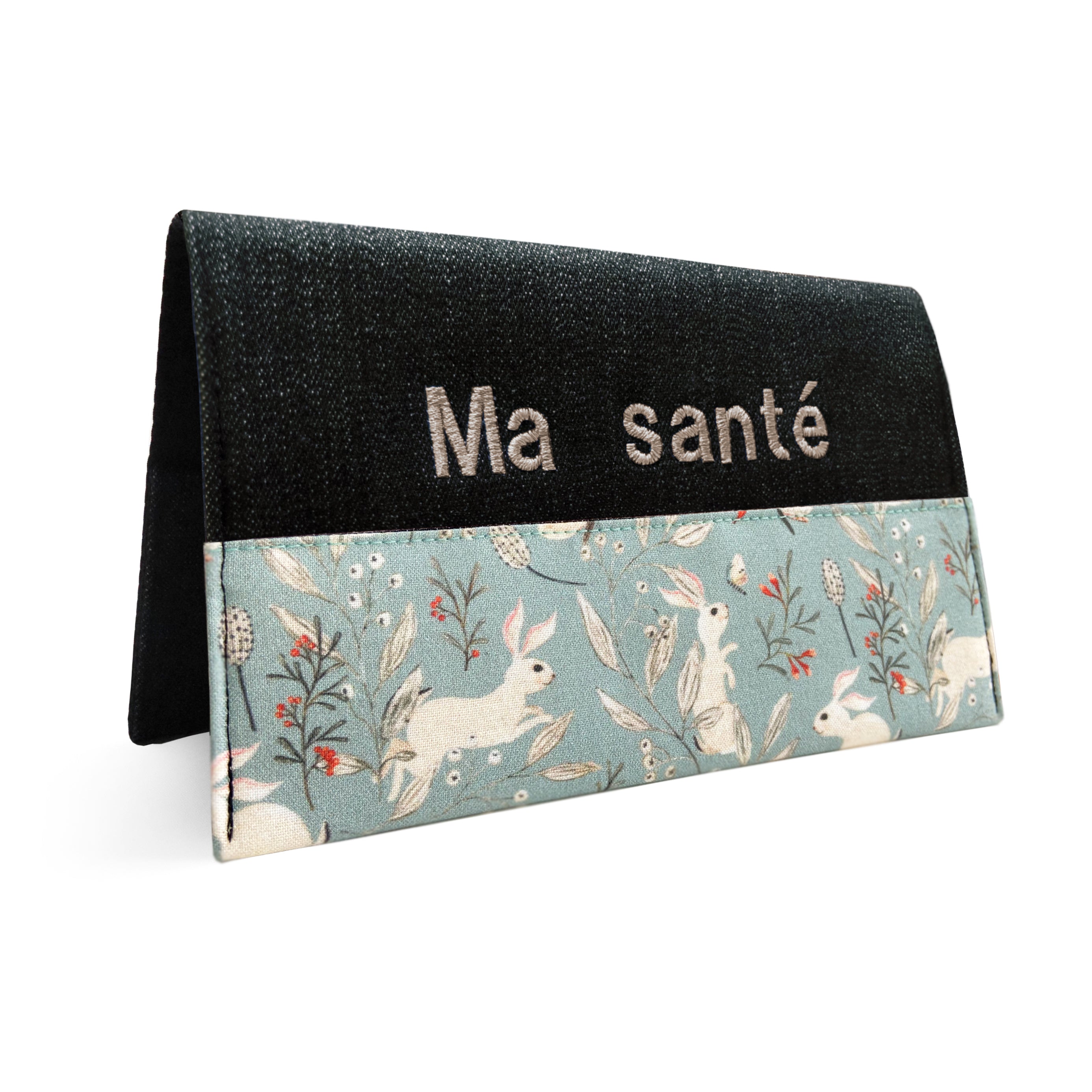 Protège carnet de santé Lolikö Lapin bleu