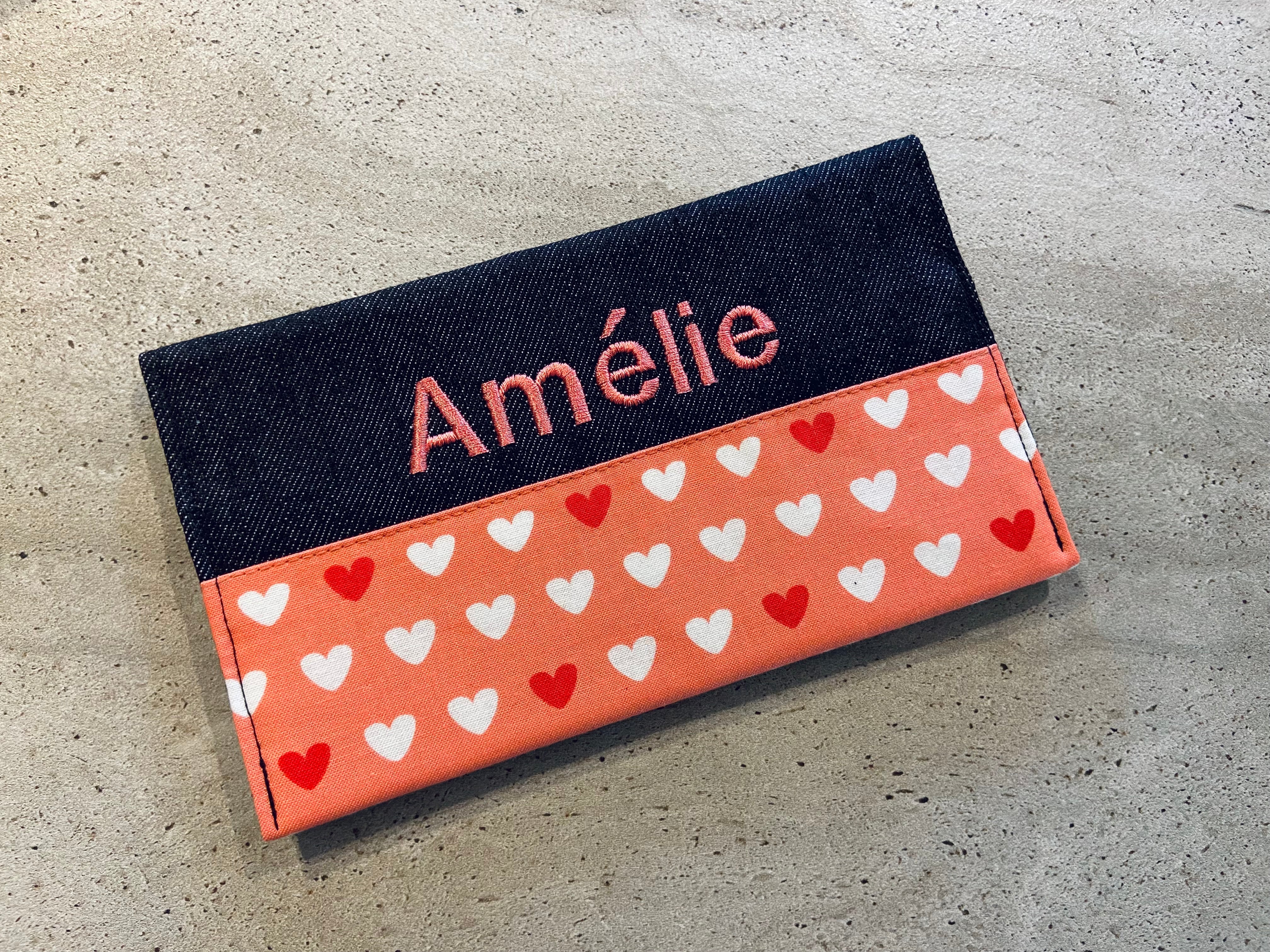 AMÉLIE embroidered notebook cover as is