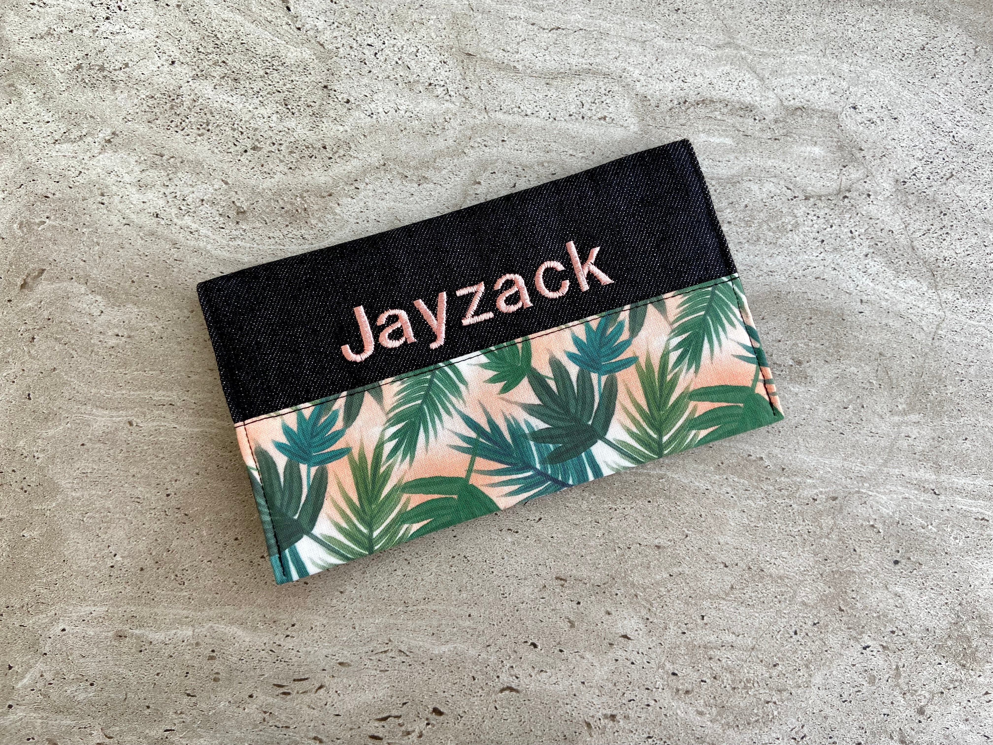 JAYZACK embroidered notebook cover as is