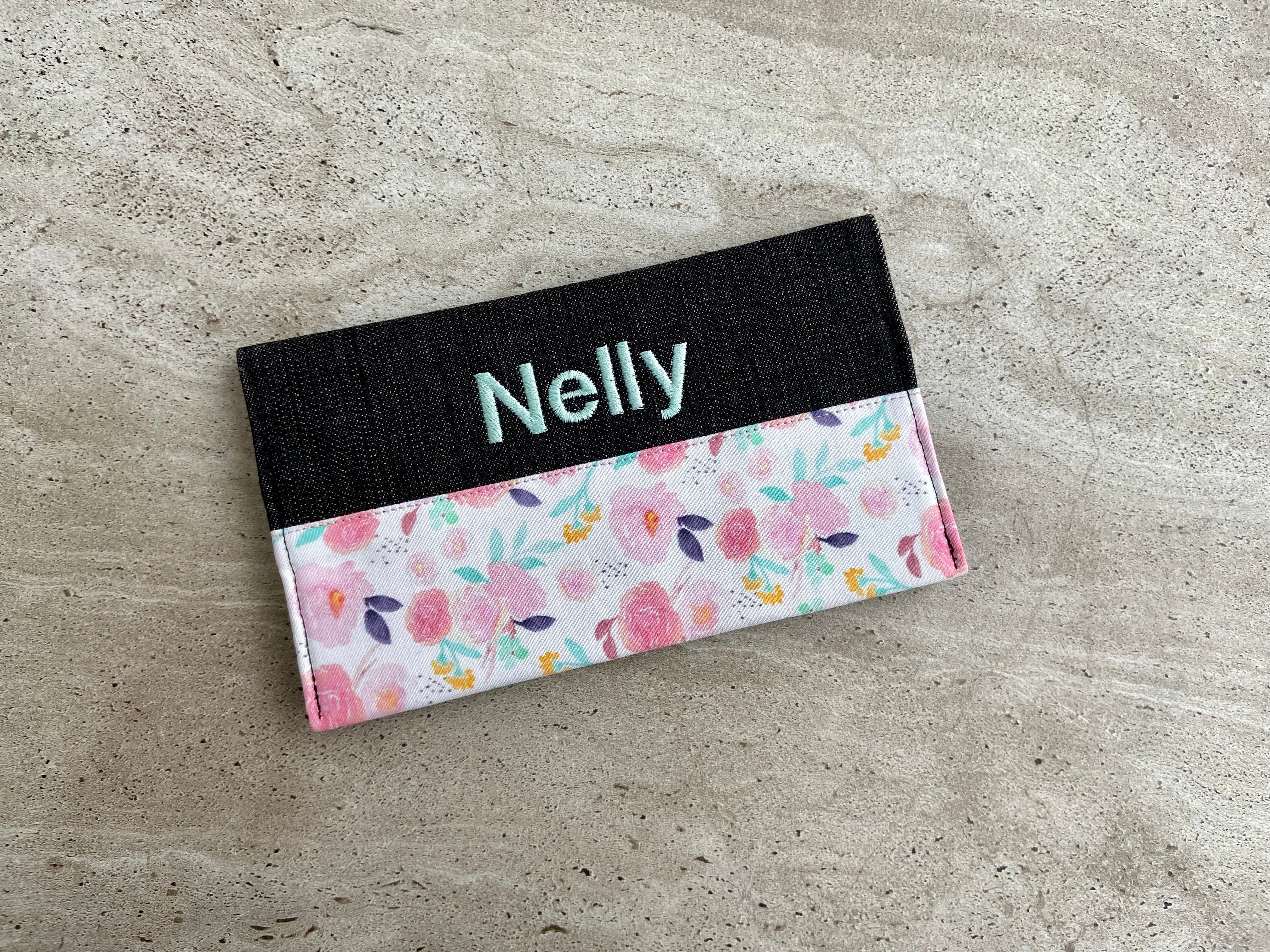 Protège carnet brodé NELLY tel quel