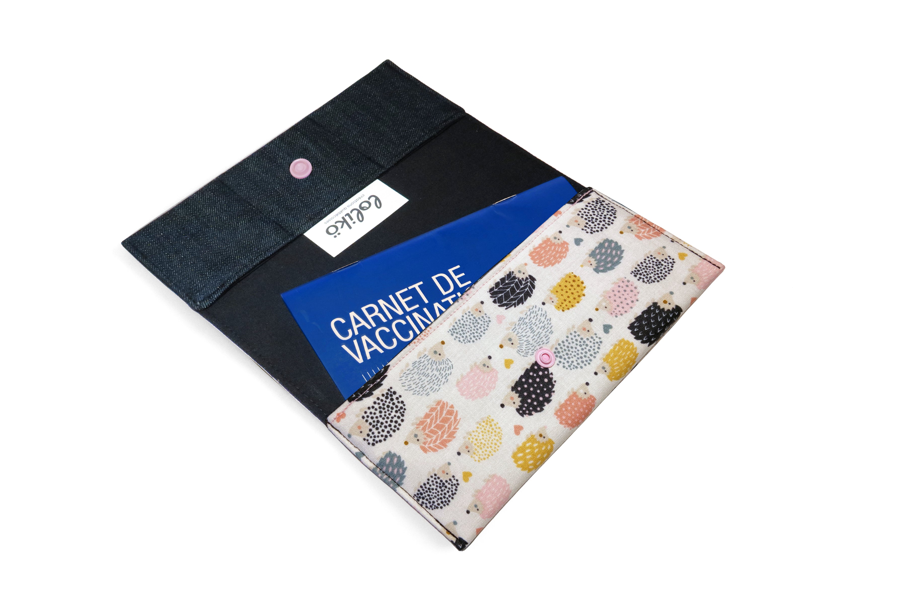 Protège carnet de santé Lolikö Hérisson coeur