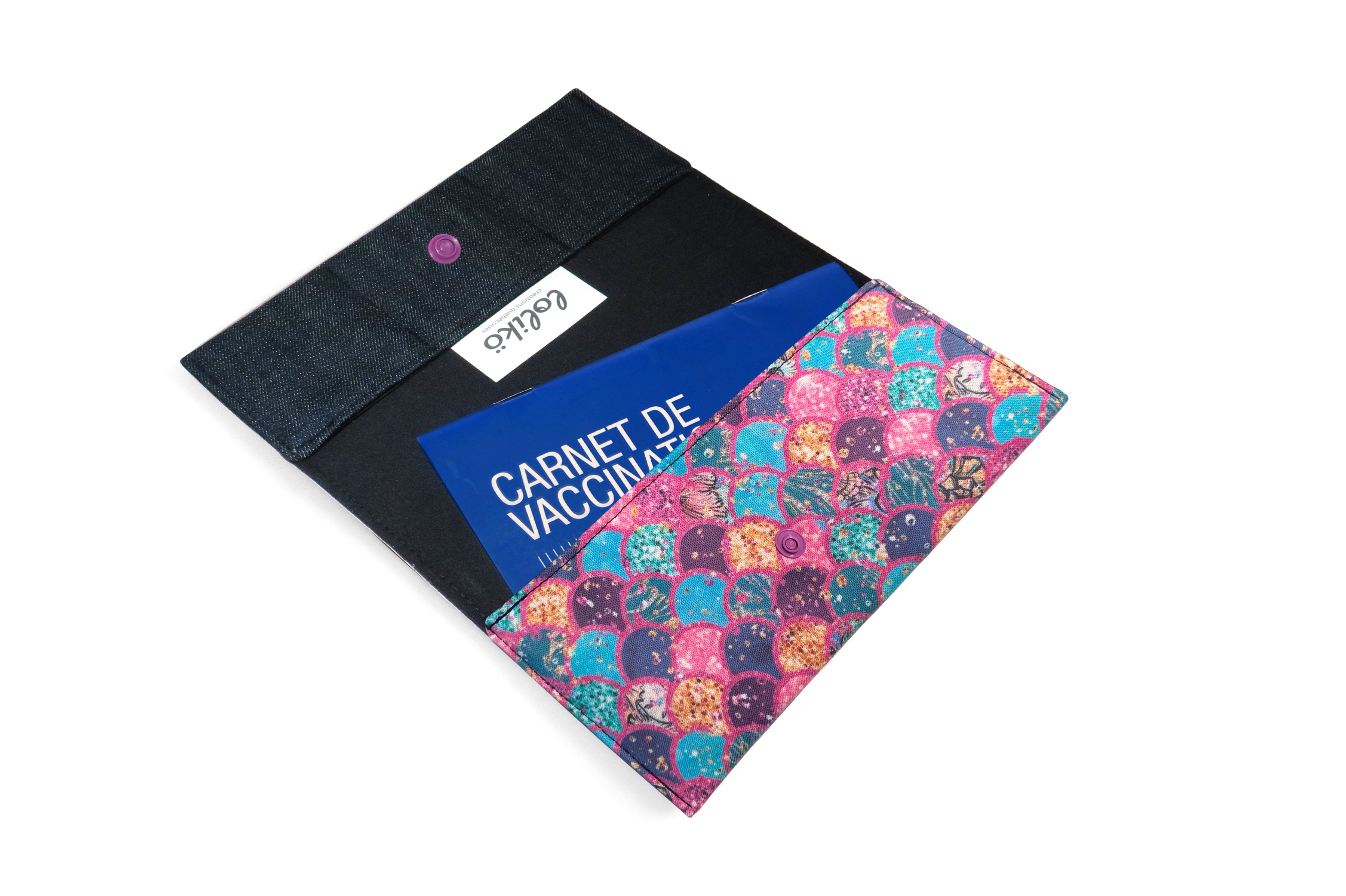 Protège carnet de santé Lolikö Sirène rose